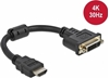 Изображение Delock Adapter HDMI male to DVI 24+5 female 4K 30 Hz 20 cm