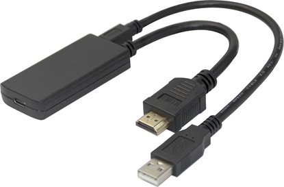Изображение Adapter AV Deltaco DisplayPort adapteris DELTACO, HDMI  USB-C Alt.Mode , 4K/60Hz / 1902012