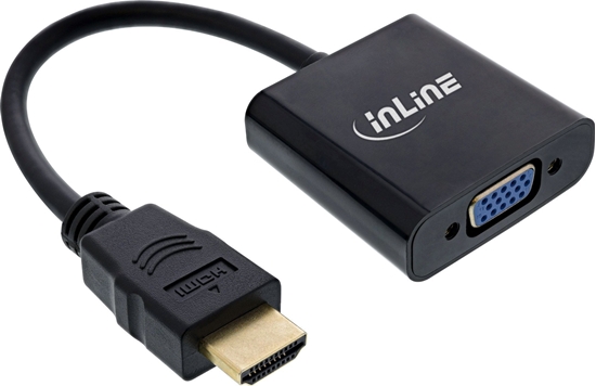 Picture of Adapter AV InLine InLine® Converter Cable HDMI to VGA, with Audio