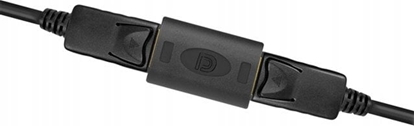 Attēls no Adapter AV LogiLink LOGILINK CV0145 Adapter DisplayPort DP/F na DP/F UHD 8K/60 Hz czarny
