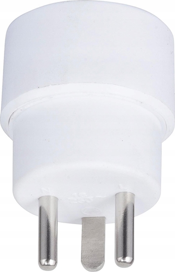 Picture of Adapter AV MicroConnect Microconnect GRUPADK adapter wtyczek zasilajcych Typ K (DK) Typ E (FR) Biay