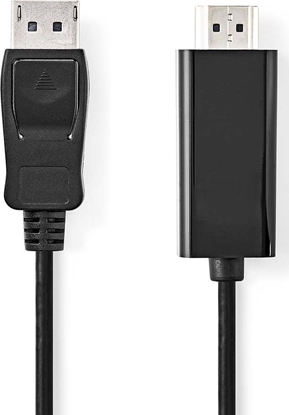 Attēls no Adapter AV Nedis Nedis CCGL37100BK30 adapter kablowy 3 m HDMI Typu A (Standard) DisplayPort Czarny