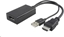 Attēls no Adapter AV PremiumCord HDMI - DisplayPort + USB-A czarny