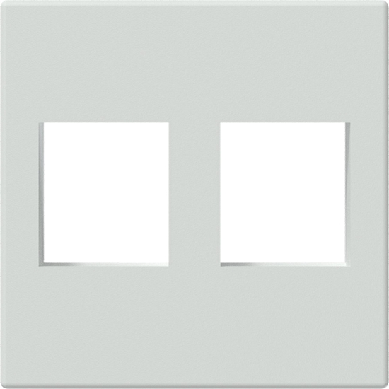 Picture of Adapter AV Procab Pytka przyczeniowa PROCAB CP45KS2/W, 45 x 45 mm biaa