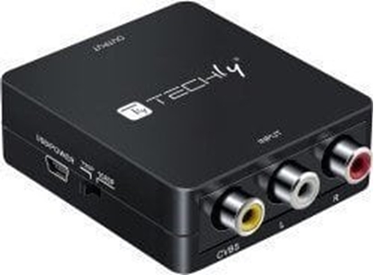 Attēls no Adapter AV RCA (Cinch) x2 - HDMI czarny (5469)