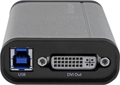 Attēls no Adapter AV StarTech DVI-I - DVI-I srebrny (USB32DVCAPRO)