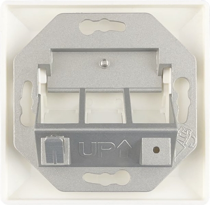 Picture of Alantec Adapter podtynkowy 3xRJ45 z klapkami przeciwkurzowymi (OS025)