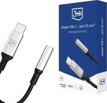 Изображение Adapter USB 3MK USB-C - Jack 3.5mm Srebrny (8_2304762)