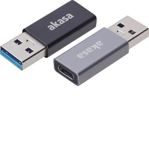 Picture of Adapter USB Akasa USB-C - USB Czarny  (AK-CBUB61-KT02)