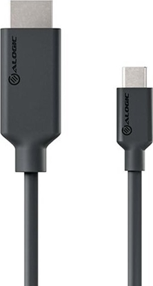 Attēls no Adapter USB Alogic ALOGIC EL2UCHD-01 adapter kablowy 1 m USB Type-C HDMI Czarny