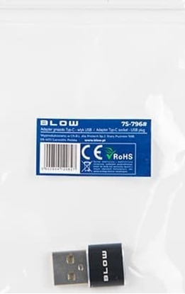 Attēls no Adapter USB Blow 75-796# Adapter usb gn.usb-c-wt.usb