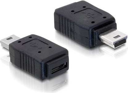 Изображение Delock Adapter USB mini male to USB micro-A+B female