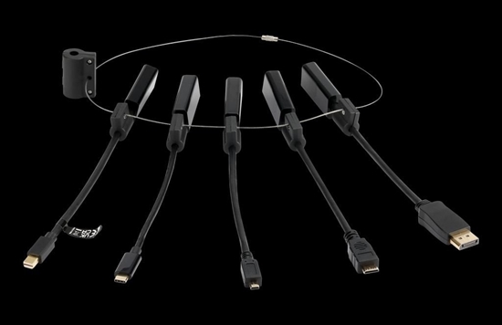 Изображение Adapter USB Deltaco Modulinis HDMI adapteri rinkinys DELTACO, USB- C, mDP, DP, Mini, Micro, juodas / HDMI-AR10 / 1902496