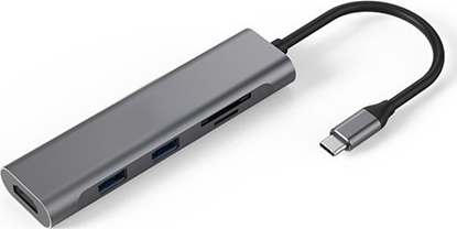 Attēls no Adapter USB Extra Digital Adapteris USB Type-C - 2 x USB 3.0, HDMI, SD, TF