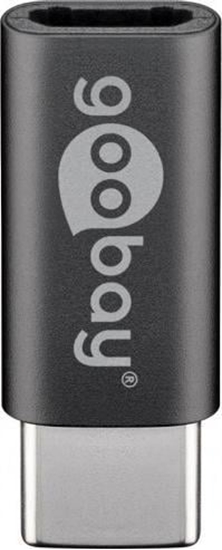 Picture of Adapter USB Goobay USB-C - microUSB Czarny  (56635)