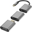 Picture of Adapter USB Hama Premium USB-C - DisplayPort Mini + HDMI + VGA Szary  (002003060000)