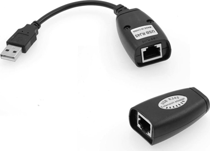 Изображение Adapter USB MicroConnect USB 2.0 Extender Cable 60M - USBEXT60M