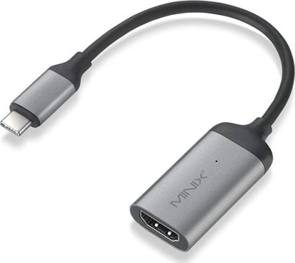 Изображение Adapter USB Minix USB-C - HDMI Srebrny  (UMNP00059)