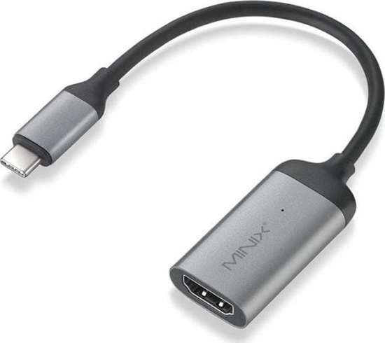 Изображение Adapter USB Minix USB-C - HDMI Srebrny  (UMNP00059)