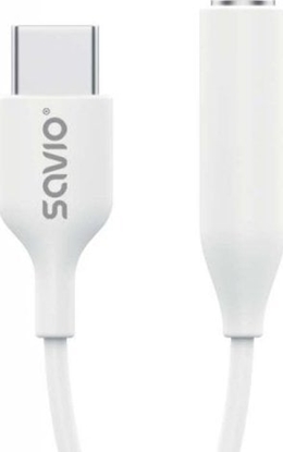 Picture of Adapter USB Savio USB-C - Jack 3.5mm Biay  (SAVAK-52)