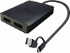 Picture of Adapter Video USB-A/USB-C Dual 4K/60 Hz DisplayPort