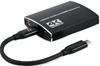 Picture of Adapteris Gembird USB-C Type-C Male - 2 x HDMI Female 4K Black
