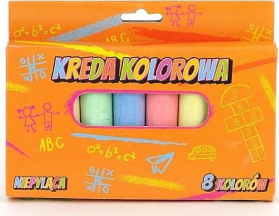 Изображение Adar Kreda 8 kolorów gruba (413177)