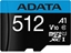 Picture of ADATA CARD MICROSDHC       512GB UHS-I CL10 100/20 MB/s W/1 Adap.