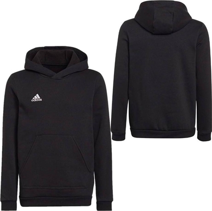 Attēls no Adidas 7Bluza adidas ENTRADA 22 Hoody H57516 H57516 czarny 140 cm