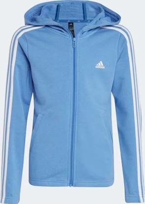 Изображение Adidas Bluza adidas 3 Stripes Full-Zip Hoodie girls IS2632