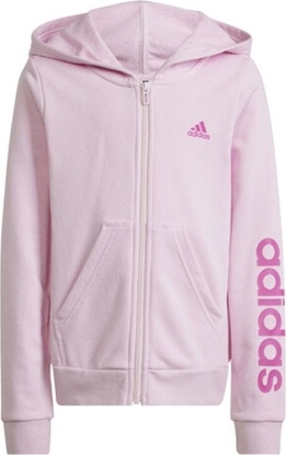 Attēls no Adidas Bluza adidas Essentials Linear Full-Zip Hoodie girls IS2666