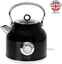 Picture of Adler | Kettle with a Thermomete | AD 1346b | Electric | 2200 W | 1.7 L | Stainless steel | 360° rotational base | Black