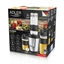 Attēls no Adler Blender AD 4081 Tabletop, 800 W, Jar material BPA Free Plastic, Jar capacity 0.57 and 0.4 L, Ice crushing, Black/Stainless steel