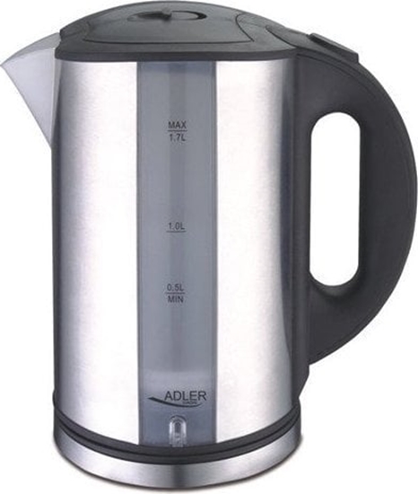 Picture of Adler | Kettle | AD 1216 | Standard | 2000 W | 1.7 L | Stainless steel | 360° rotational base | Stainless steel