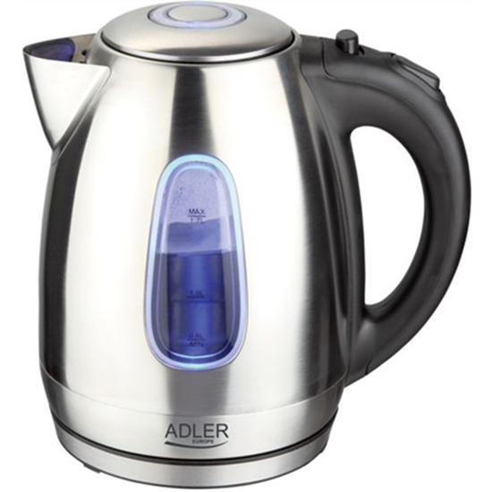 Picture of Adler Kettle AD 1223 Standard, Stainless steel, Stainless steel, 2200 W, 360° rotational base, 1.7 L