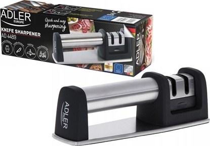Picture of Adler | Knife sharpener | AD 4489 | Manual | Black/Stainless steel | 2
