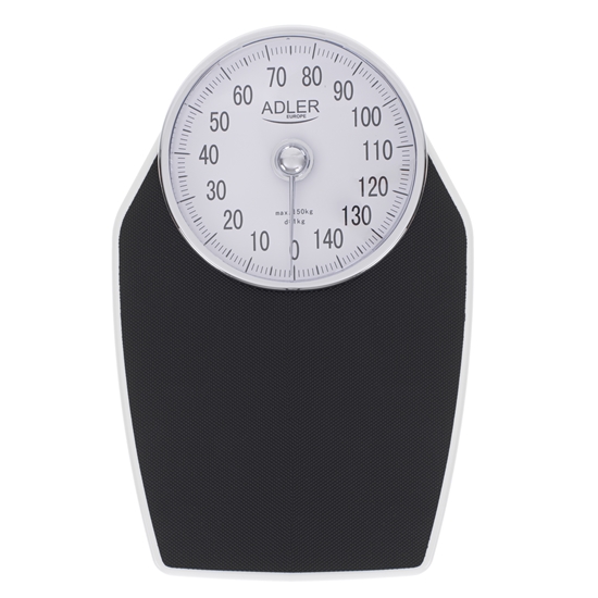 Изображение Adler Mechanical Bathroom Scale AD 8177 Maximum weight (capacity) 150 kg, Accuracy 1000 g, Black