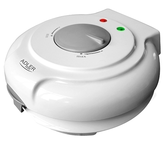 Picture of Adler Waffle maker AD 3038 1500 W, Number of pastry 1, Ice Cone, White