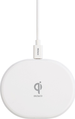 Изображение adowarka Deltaco Bevielis kroviklis DELTACO, 10 W, USB-C, Qi, baltas QI-1039 / 1902335