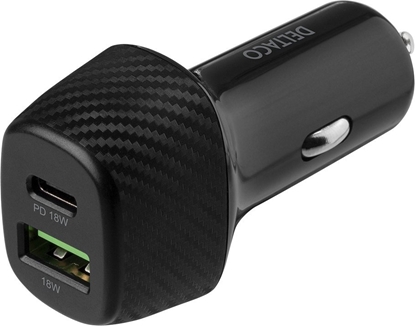 Picture of adowarka Deltaco DELTACO USBC-CAR120 bilstrømsadapter -