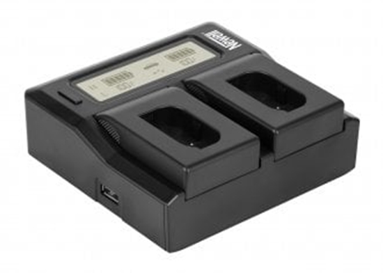 Picture of adowarka dwukanaowa Newell DC-LCD do akumulatorów DMW-BLK22 do Panasonic