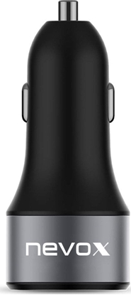 Picture of adowarka Nevox Nevox 63W USB C adowarka samochodowa + QC3.0 Kfz, czarny