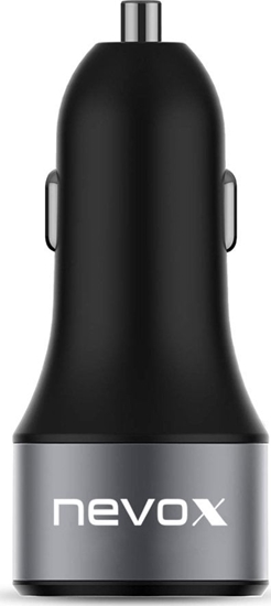 Picture of adowarka Nevox Nevox 63W USB C adowarka samochodowa + QC3.0 Kfz, czarny