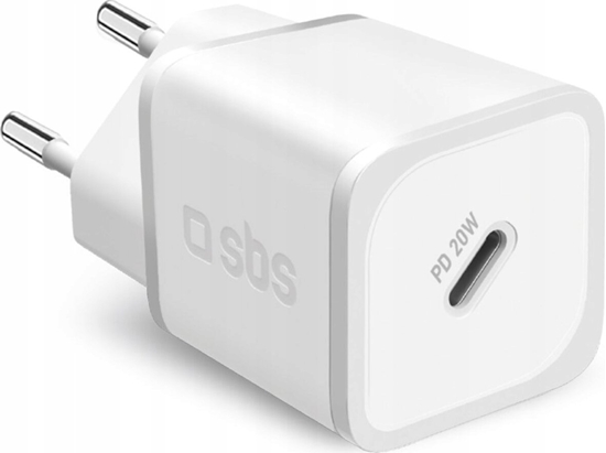 Picture of adowarka SBS Mobile SBS PD Reiselader 20W USB-C GaN weiß