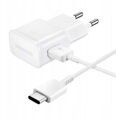 Picture of adowarka sieciowa Samsung EP-TA200EWE USB-A 15W z kablem EP-DR140AWE USB-A - USB-C (OOB Bulk - opakowanie zastpcze) - biaa