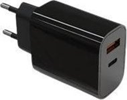 Attēls no adowarka TB Print adowarka sieciowa 2x3A USB C + USB A czarna