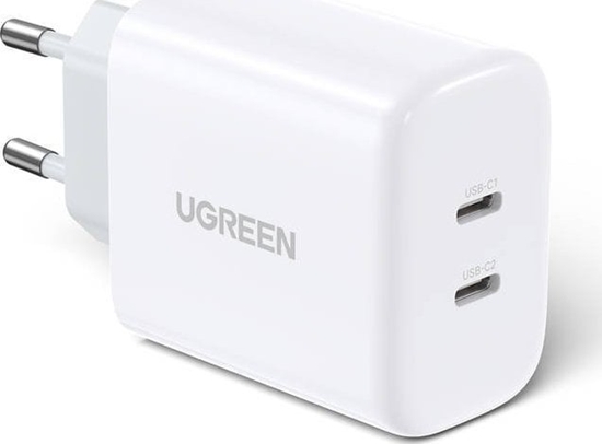 Изображение adowarka Ugreen adowarka sieciowa UGREEN CD243, 2x USB-C, 40W (biaa)