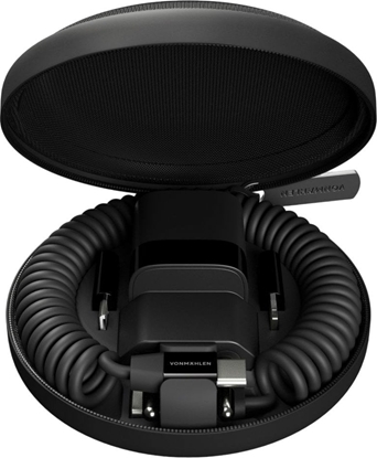 Attēls no adowarka Vonmählen VonMählen All-in-one Allinone cable + charger Allroundo GaN black Schwarz (ACG00002)