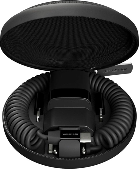 Picture of adowarka Vonmählen VonMählen All-in-one Allinone cable + charger Allroundo GaN black Schwarz (ACG00002)