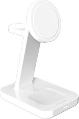 Attēls no adowarka Zagg International Mophie Snap+ 3-in-1 Qi2 wireless charge stand - stojca adowarka bezprzewodowa do trzech urzdze kompatybilna z MagSafe i Qi2